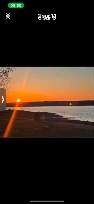 Roulotte tout équipée sur terrain de camping privé à 30 minutes de Québec et 30 minutes berthier sur...