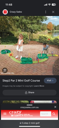 Step2 kids mini golf 