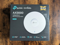 TP-Link Omada WiFi 6 AX3000 Ceiling Mount Access Point (NEW)