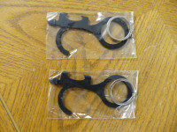 New 2 pcs no touch door opener/keychain for safety.