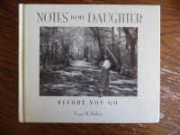 Book Notes to my Daughter before you go by Vesna M. Bailey