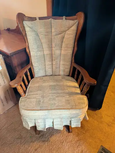 Comfy glider chair for sale - barely used, excellent condition. $100 or best offer.