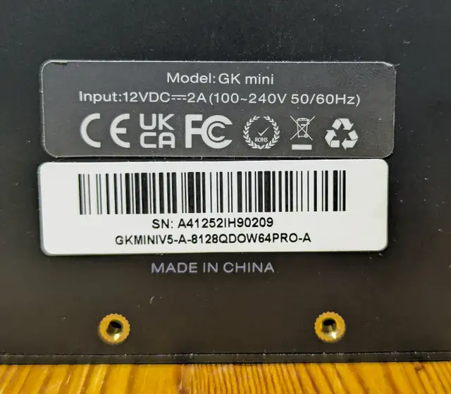 BeeLink GK35 Mini PC Intel Celeron J4125 8GB 128GB SSD Win11 PRO in Desktop Computers in City of Toronto - Image 5