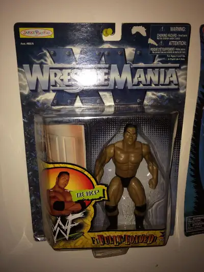 wwf THE ROCK WRESTLEMANIA XV FULLY LOADED IYH jakks moc, View more
