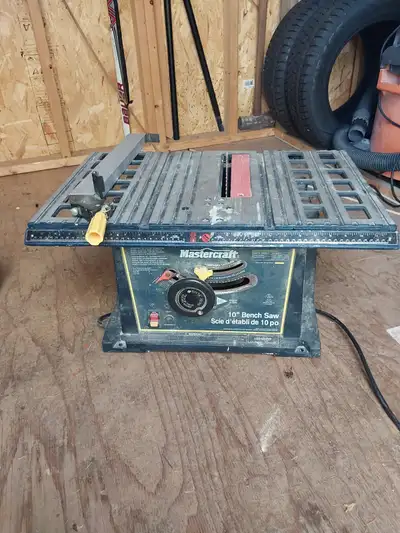 Mastercraft 10” Table Saw, View more