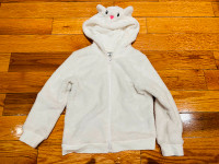 Carter’s Oshkosh Bunny / Cat Sherpa Fleece Hoodie Toddler 4T NEW