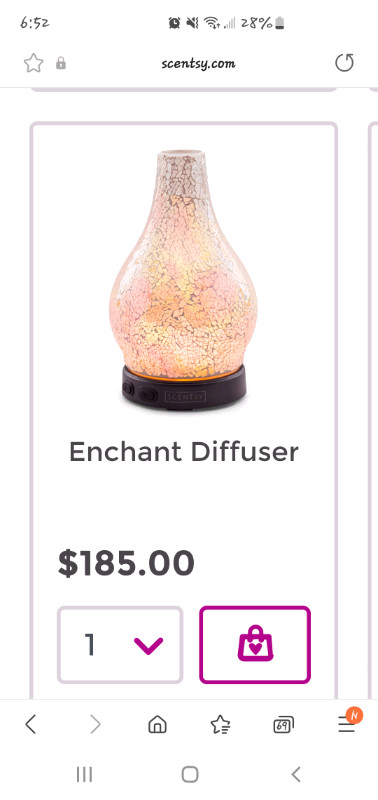 Scentsy diffuser in Home Décor & Accents in Renfrew - Image 3