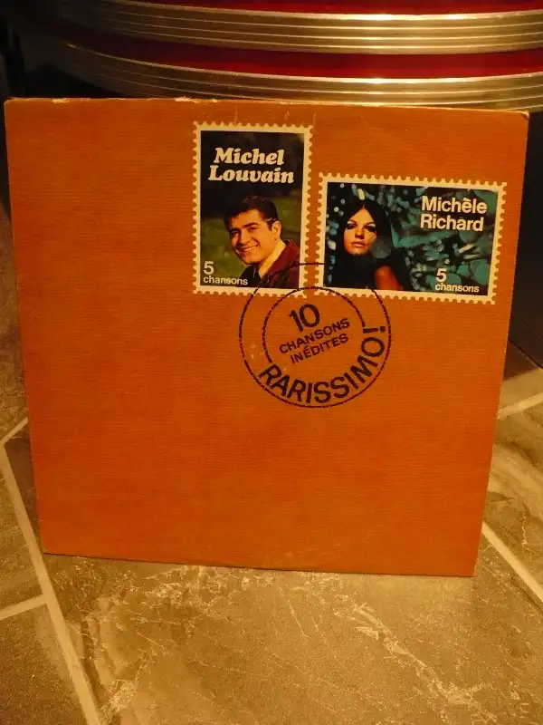 MICHEL LOUVAIN - MICHELE RICHARD - RARISSIMO - VINYL RECORD628637284609311219