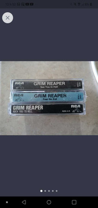 3 Grim Reaper Métal ORIGINAUX comme NEUVES $6.