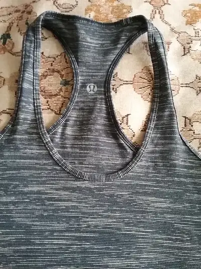 Lululemon Cool Racerback Wee Are From Space Black Cashew Size 4, View more