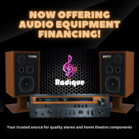 Vintage Audio Equipment with Financing