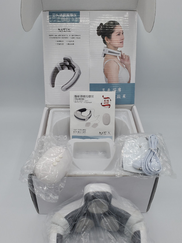 Three Head Massage Instrument Neck Massager White T300 brand new dans Autre  à Ouest de l’Île - Image 4