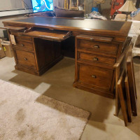 100% Reclaimed and Recycled Solid Wood Desk 