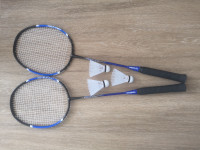 raquettes Badminton + volants - badminton racket + shuttlecock