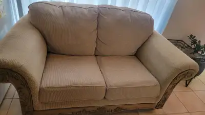 MUST SELL - Comfy couch / loveseat, View more