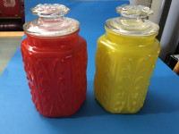 2 Large Beautiful Air tight glass container $20 up
