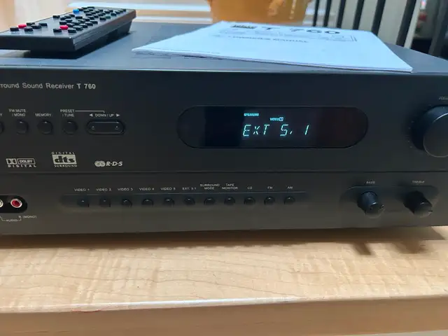 NAD T760 Stereo Receiver 5.1 With Remote/Manual in General Electronics in Oakville / Halton Region - Image 4