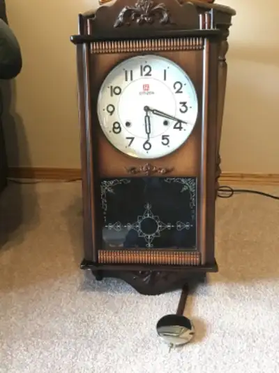 Vintage Citizen chime clock, View more