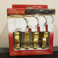 NEW The Original Mantle Clips- Gold (4)