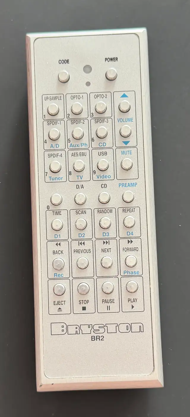 Bryston BR2 High-End Remote Control