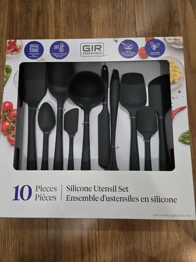 10 piece silicone utensils set, View more