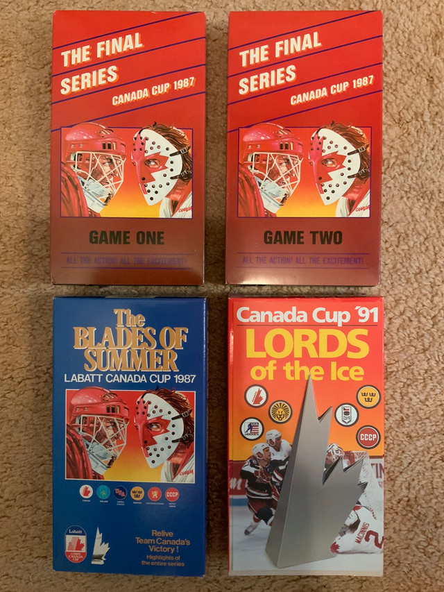 Canada Cup video tapes in Arts & Collectibles in Thunder Bay
