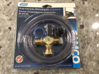 Camco RV water pump converter winterizing kit.