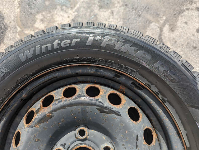 2017 Volkswagen Golf winter tires on wheels in Tires & Rims in Trenton - Image 2