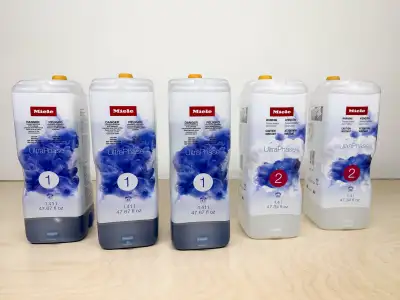 NEW - Set of 5 Miele UltraPhase Clothing Detergent, View more