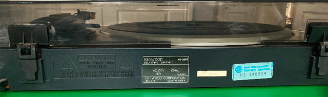 Working Kenwood Belt-Drive Turntable + Spare Stylus in General Electronics in Dartmouth - Image 3