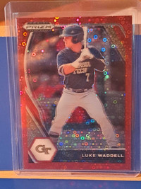 MLB Card- Luke Waddell #PDP157 Rookie Red Numbered #/99 