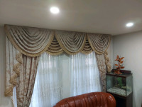 Curtain Set Luxury 10 ft wide 8ft high