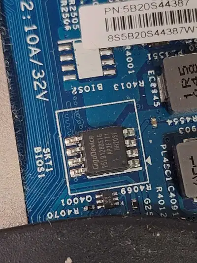 need hardware bios flash Lenovo laptop, View more