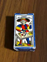 Small Old Tarot of Marseilles 78 Cards with instruction Booklet