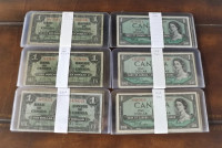 1937 &amp; 1954 - BANK NOTE, BILLET DE BANQUE, CANADA