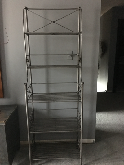 SOLID WROUGHT IRON 5 SHELF ‘BAKERS RACK’, View more