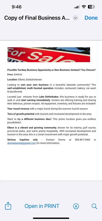 After 33 years in business this gem needs to be passed on to young enthusiastic entrepreneurs.