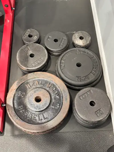 Iron Weight Plates - 265 lbs, View more