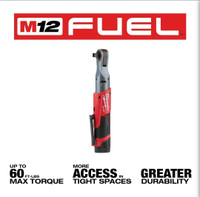 Ratchet 1/2 neuf Milwaukee M12 Fuel 2558-20 new  1/2 Ratchet 