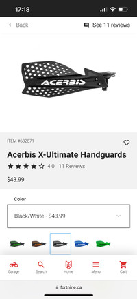 Acerbis x-ultimate hand guards (new)