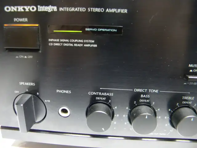 ONKYO A-8170, Integrated Stereo Amplifier with Tuner & Manual in Stereo Systems & Home Theatre in Oakville / Halton Region - Image 6