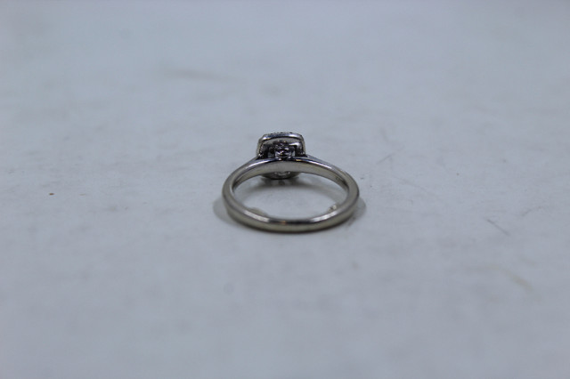 One stamped/tested 14kt white gold cast halo style ring (#1522) in Other in City of Halifax - Image 4