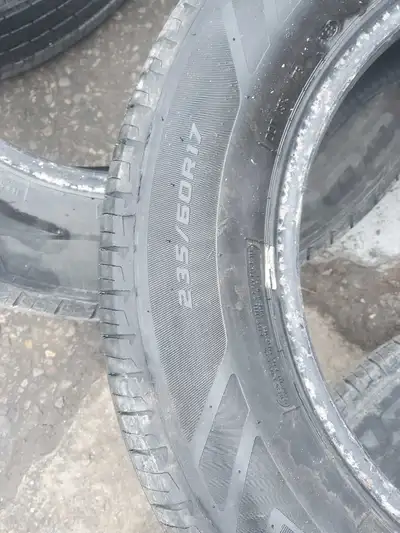 I'm offering a set of four used Cooper Tires, sized at 235/60R17, perfect for all-season driving. Th...