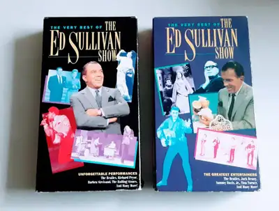 THE BEST OF ED SULLIVAN SHOW TWO VOLUMES VHS, View more