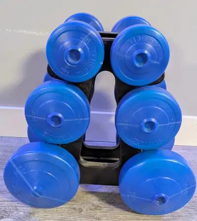 SET OF NEOPRENE FREE WEIGHTS, View more