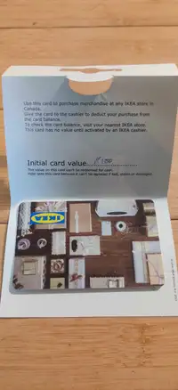 Unused Ikea gift card - $100