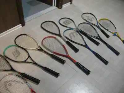 Tons of Squash Rackets, over 40 various brands. All in good to excellent condition. I have rackets f...