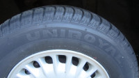 Uniroyal Tiger paw touring 205/70R15 tires on Alloy rims