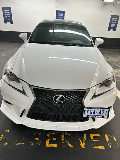 2016 Lexus IS300 F Sport White Exterior RED interior, comes with back up camera, Bluetooth, and reve...