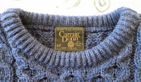 Carraig Donn Medium-42 Irish Wool Sweater; Louisbourg